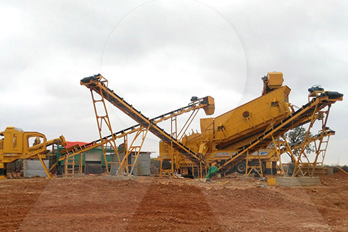 顎式破碎機(jī)生產(chǎn)線現(xiàn)場