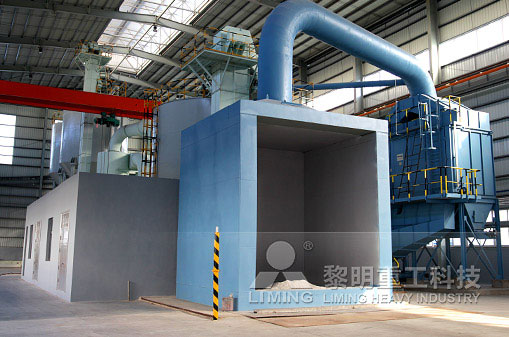 安徽客戶鵝卵石破碎生產(chǎn)線安裝中 時(shí)產(chǎn)5噸鋁電解塊磨粉生產(chǎn)線